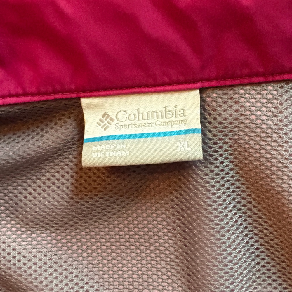 Columbia Women's Pink Windbreaker Jacket XL - Picture 6 of 9